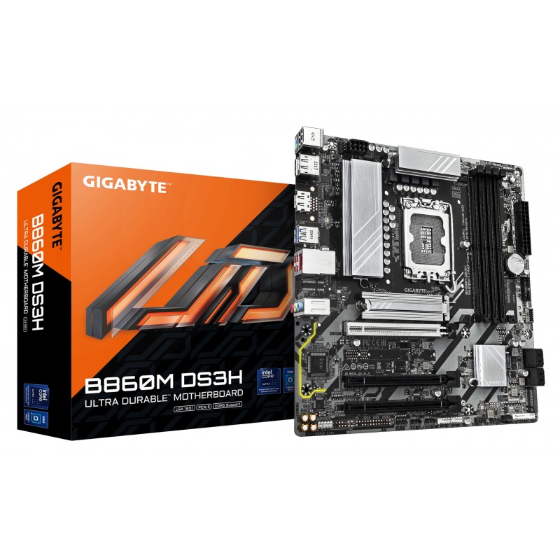 GIGABYTE B860M DS3H Intel B860 4*DDR5 2*M.2 4*SataIII sk1851 HDMI/2*DisplayPort mATX