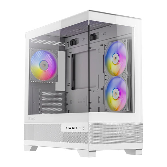 Antec CX500M ARGB White Case Mini Tower No-Power mATX/Mini-ITX Nero