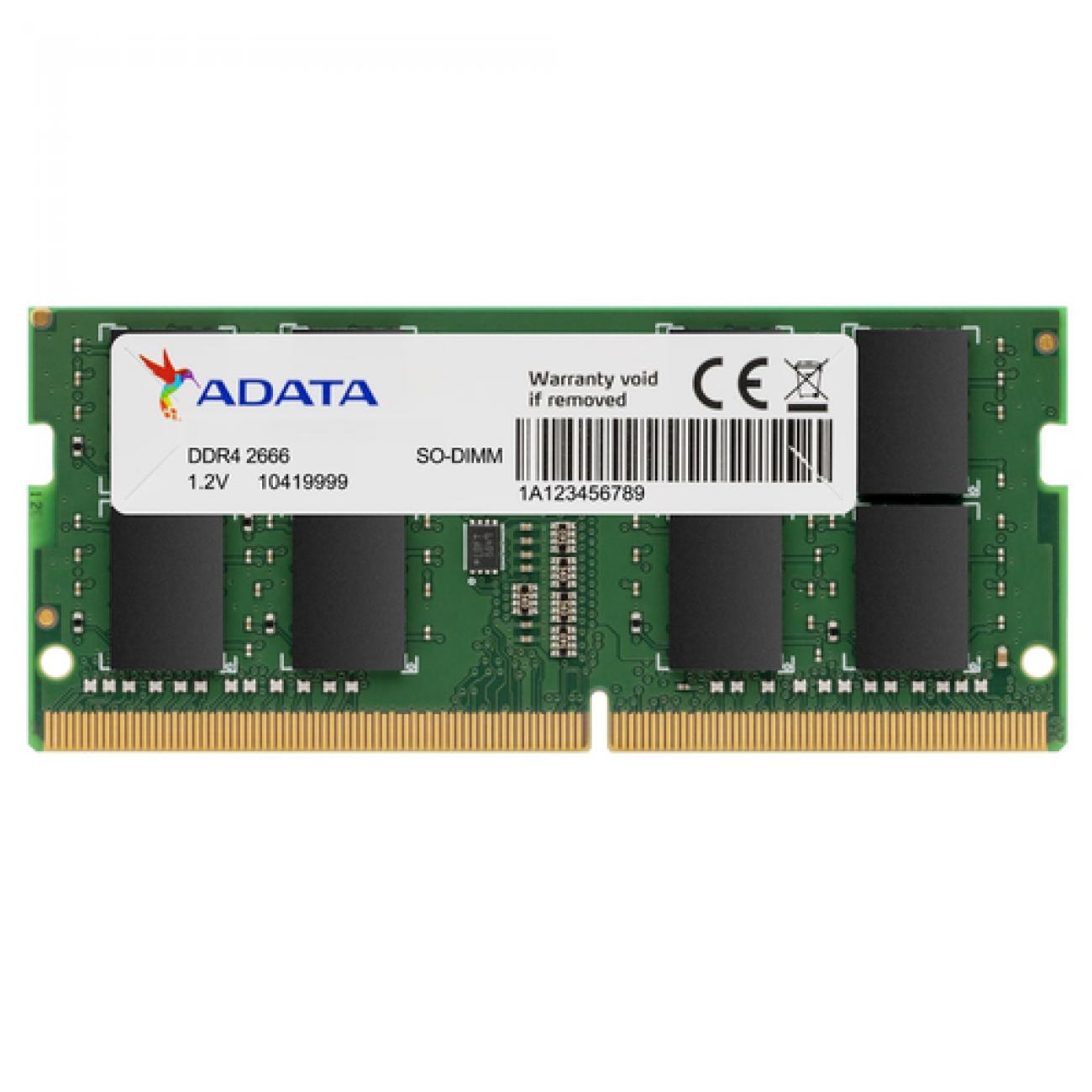 ADATA RAM SODIMM 16GB DDR4 2666 MHZ 512MX8 CL19 ADATA