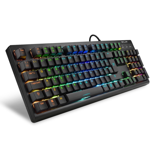 SHARKOON TASTIERA GAMING MECCANICA SKILLER MECH SGK30, SWITCH RED, LAYOUT ITA, RGB PERSONALIZZABILE