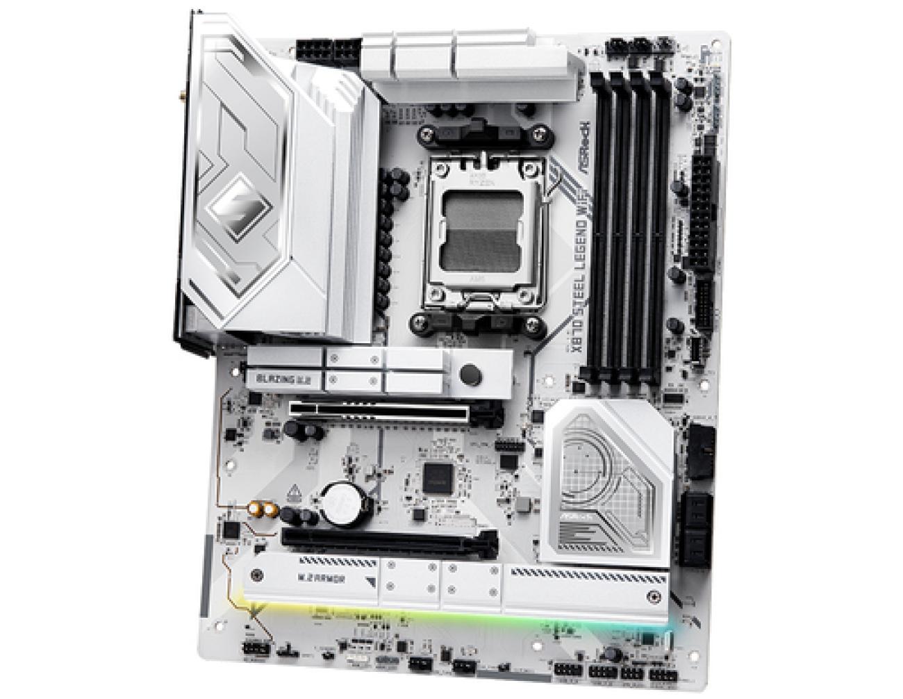 ASROCK MB AMD X870, X870 STEEL LEGEND WIFI, AM5, 4X DDR5,4 X SATA3 ASROCK