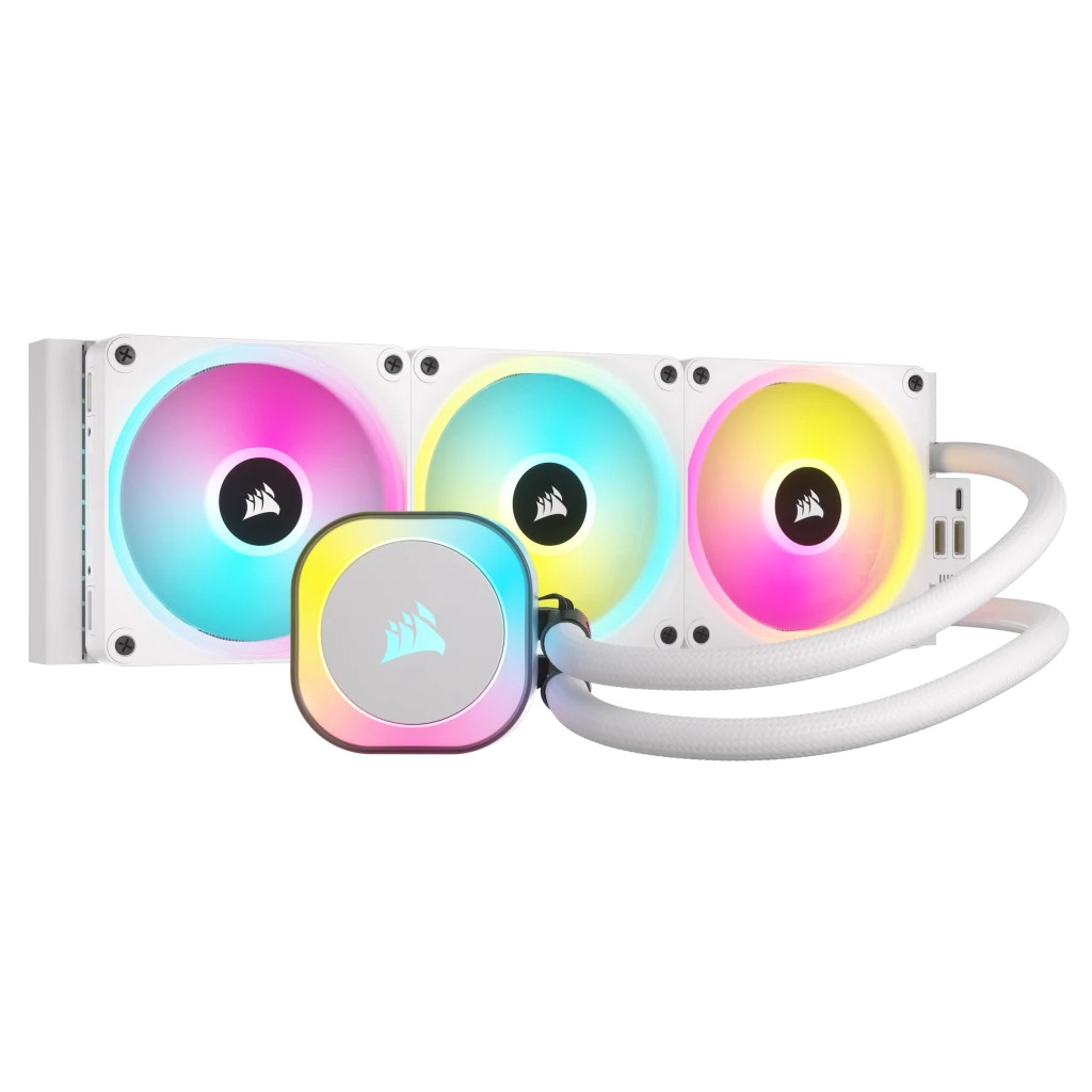 Corsair iCUE Link H150i RGB White CPU Liquid Cooler Intel 1851/1700/1200 AMD AM5/AM4