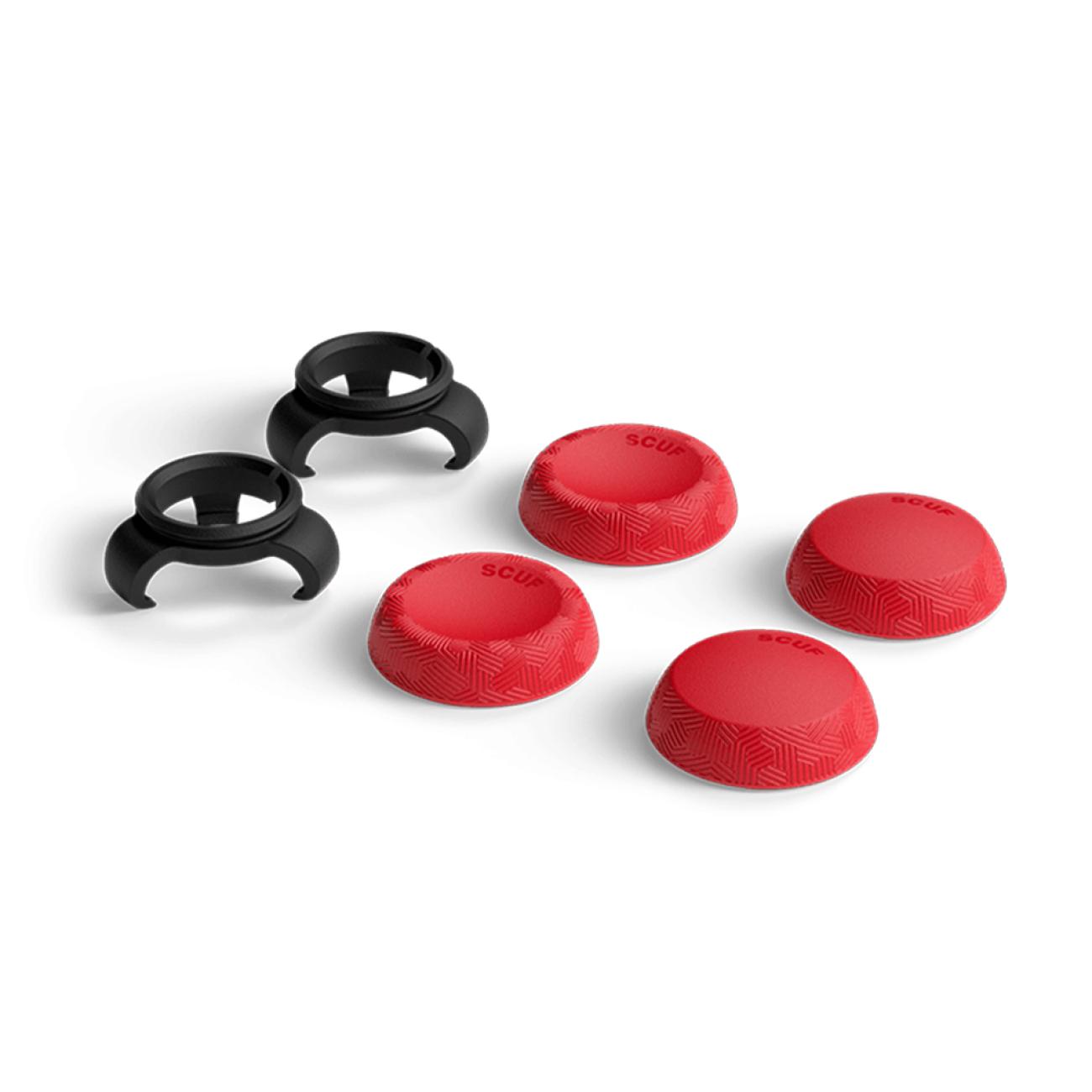 SCUF Thumbsticks Grip (Tactic) Universali, Pack da 6 Pezzi - Rosso