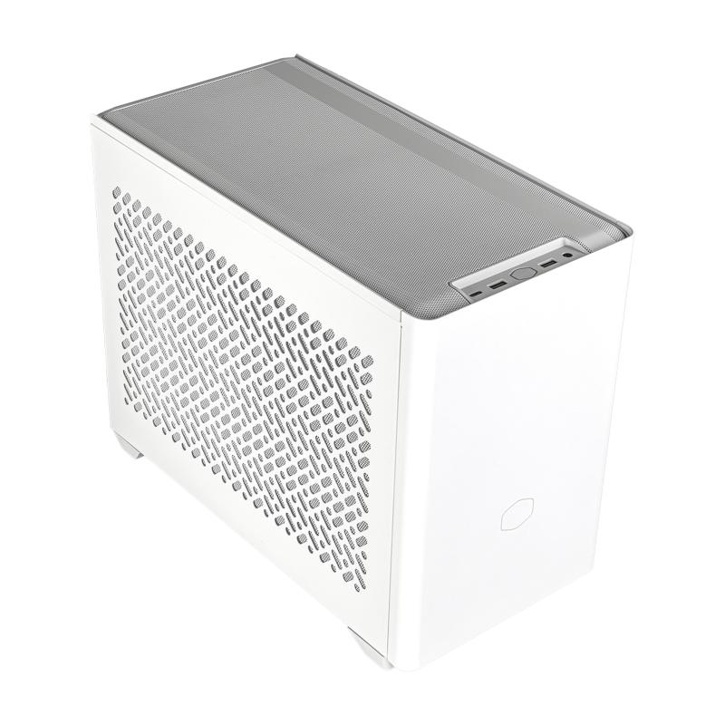 Cooler Master MasterBox NR200P V2 Mini-ITX, Vetro Temperato - Bianco