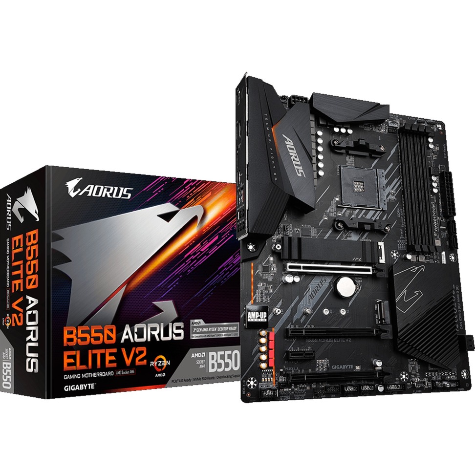 Gigabyte B550 Aorus Elite V2 AMD B550 4*DDR4 2*M.2 4*SataIII skAM4 HDMI/DP ATX