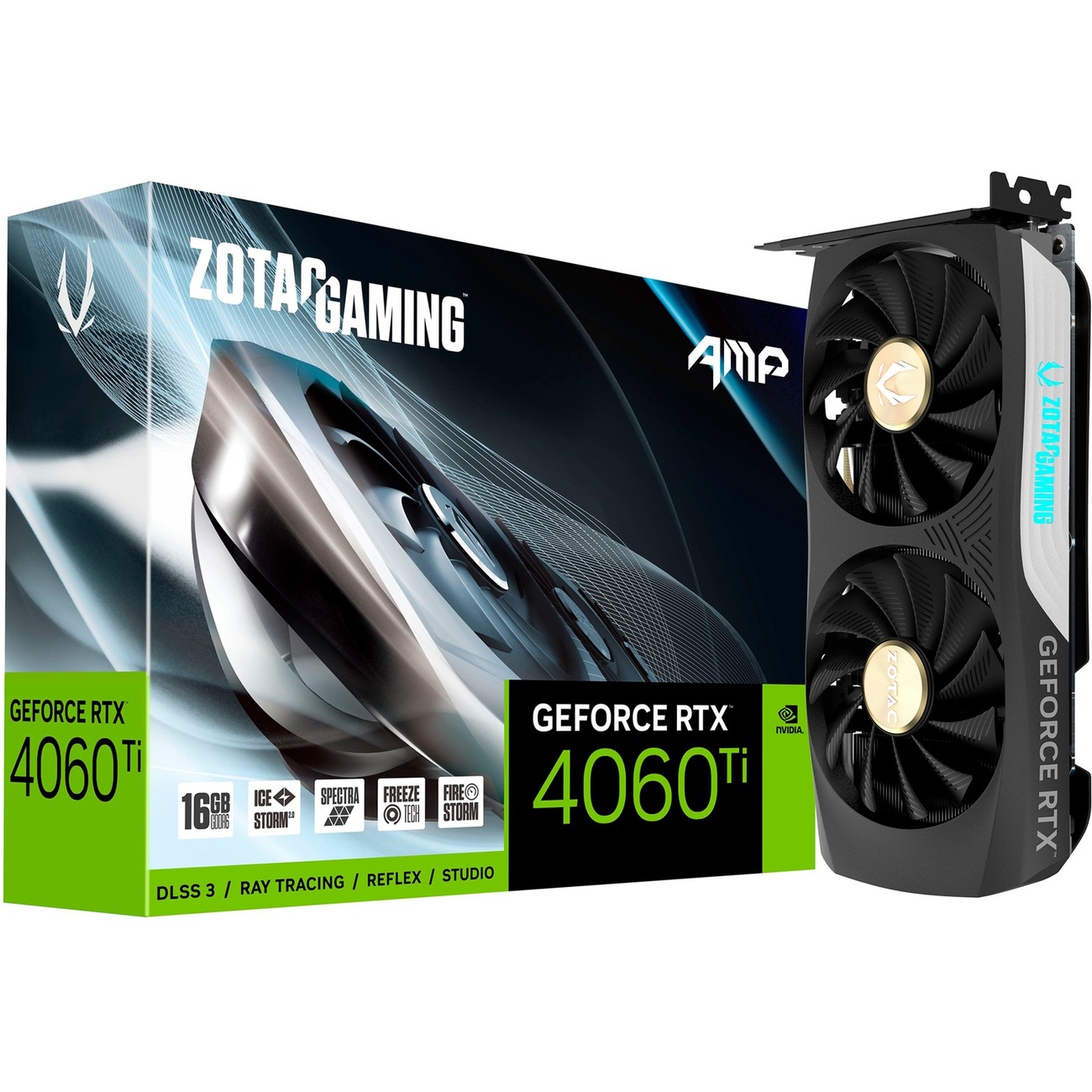 Zotac GAMING GeForce RTX 4060 Ti AMP NVIDIA 16 GB GDDR6