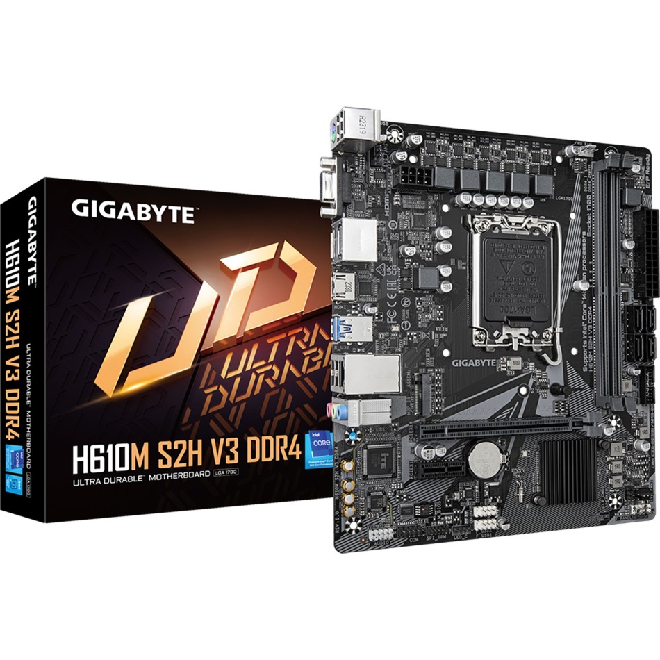 Gigabyte H610M S2H V3 DDR4 scheda madre Intel H610 Express LGA 1700 micro ATX
